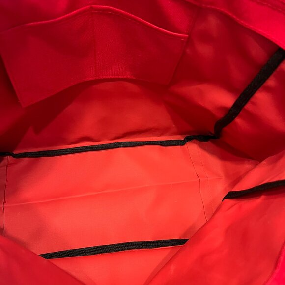 Disney Mickey Mouse Red Canvas ”Smith”‎ Embroidered Tote Bag - VERY CUTE! - Picture 4 of 12